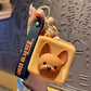 French Bulldog Rubber Keychain for Women - Frenchie Bulldog Shop