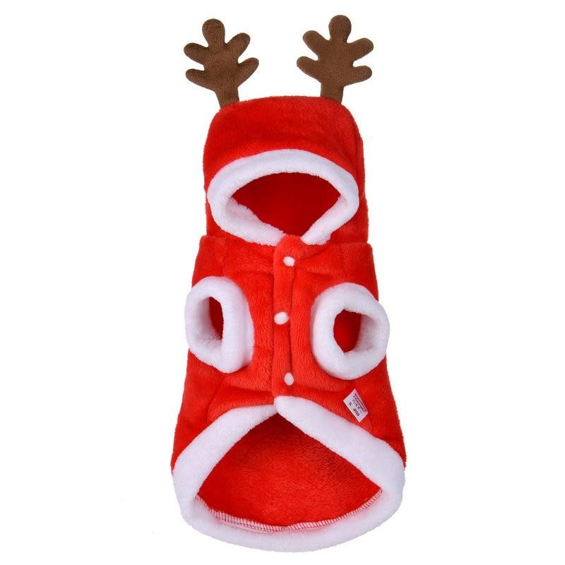 Christmas hoodie Cute Pet Outfit for French Bulldog (CS022) - Frenchie Bulldog Shop