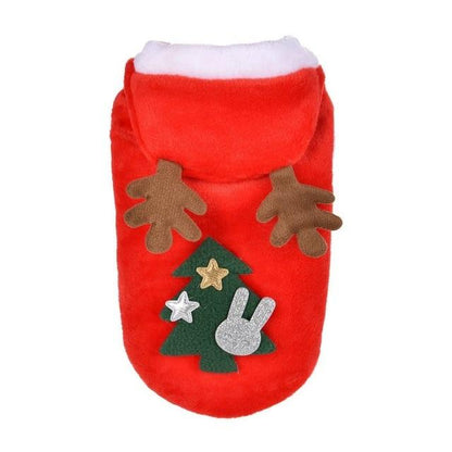 Christmas hoodie Cute Pet Outfit for French Bulldog (CS022) - Frenchie Bulldog Shop