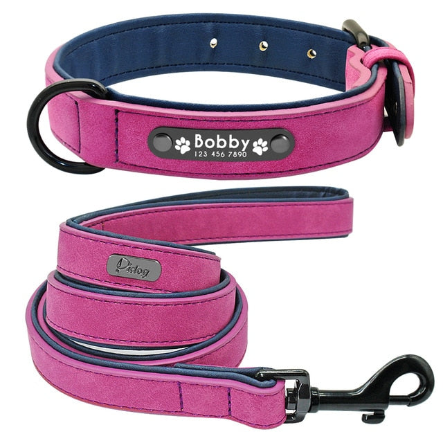Personalised Collar with Leash - Frenchie Bulldog Shop