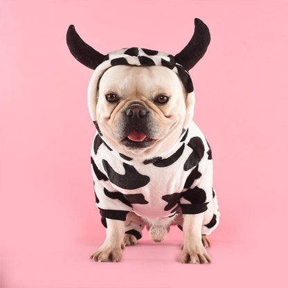 i'm a cow -  French Bulldog Jumpsuit - frenchie Shop