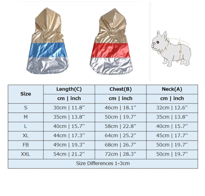Classy™ French Bulldog Raincoat (WJ73) - Frenchie Bulldog Shop