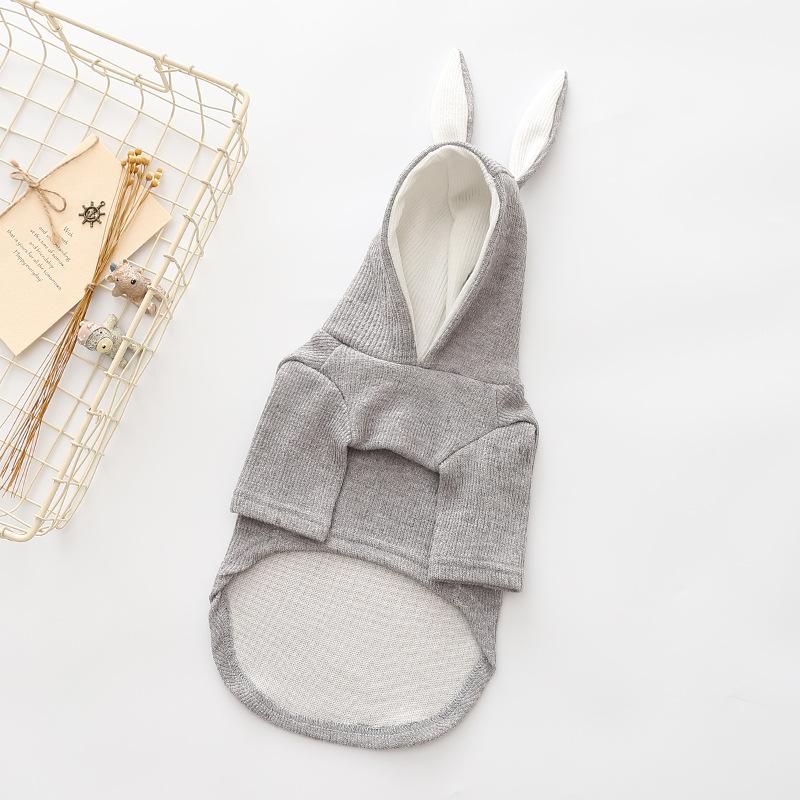 soft cotton rabbit hoodie