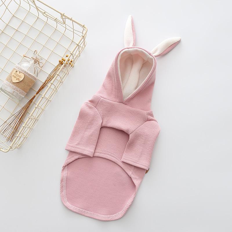 soft cotton rabbit hoodie for bulldogs