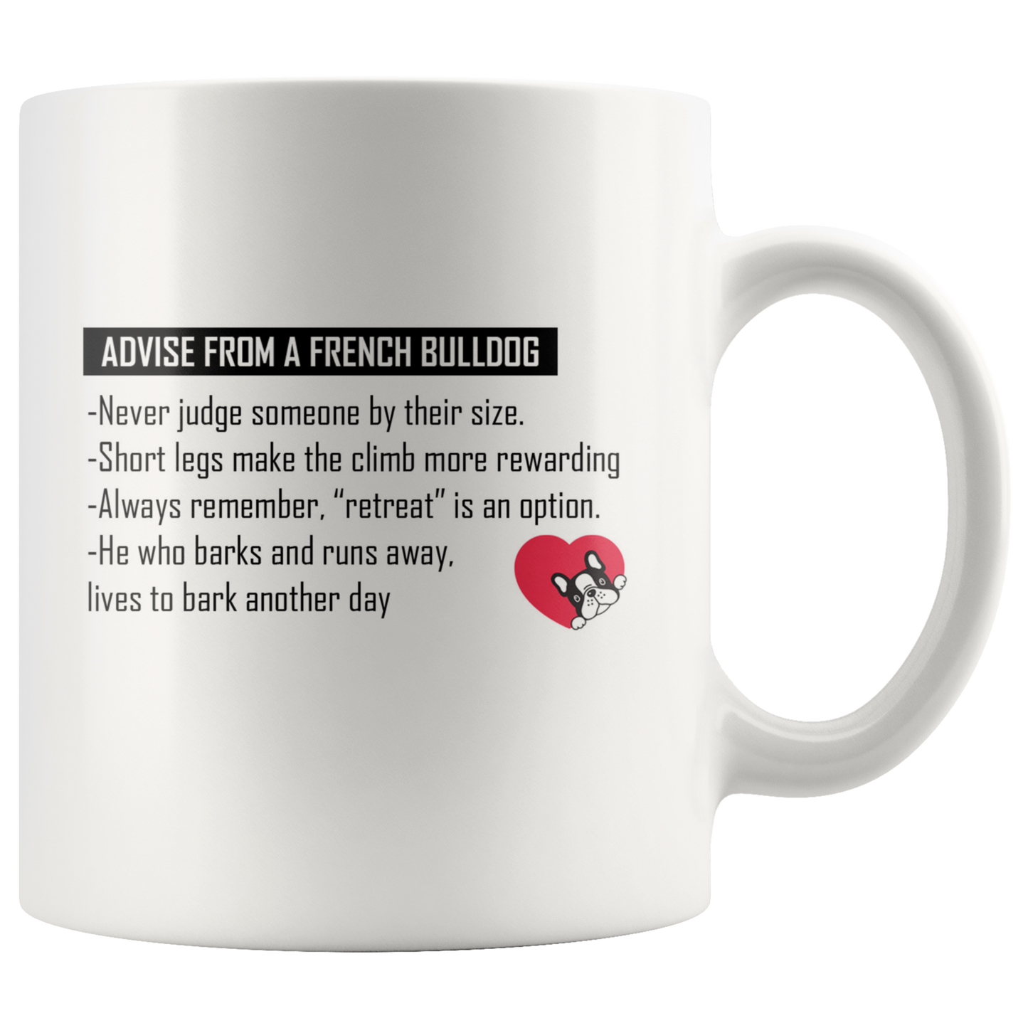 Frankie French Bulldog Mug - Frenchie Bulldog Shop