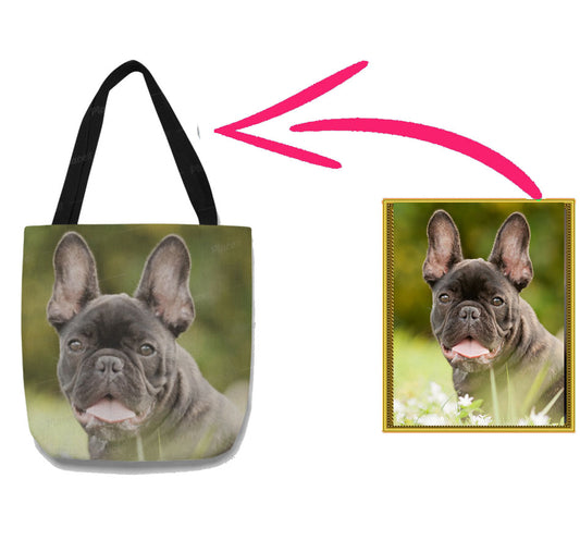 Custom Tote Bag - Frenchie Bulldog Shop
