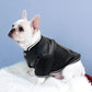 Leather French Bulldog Jacket (WS13) - Frenchie Bulldog Shop
