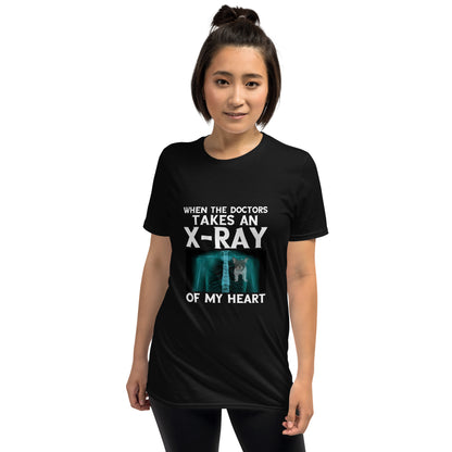 Frenchie X-Ray - Unisex T-Shirt - Frenchie Bulldog Shop