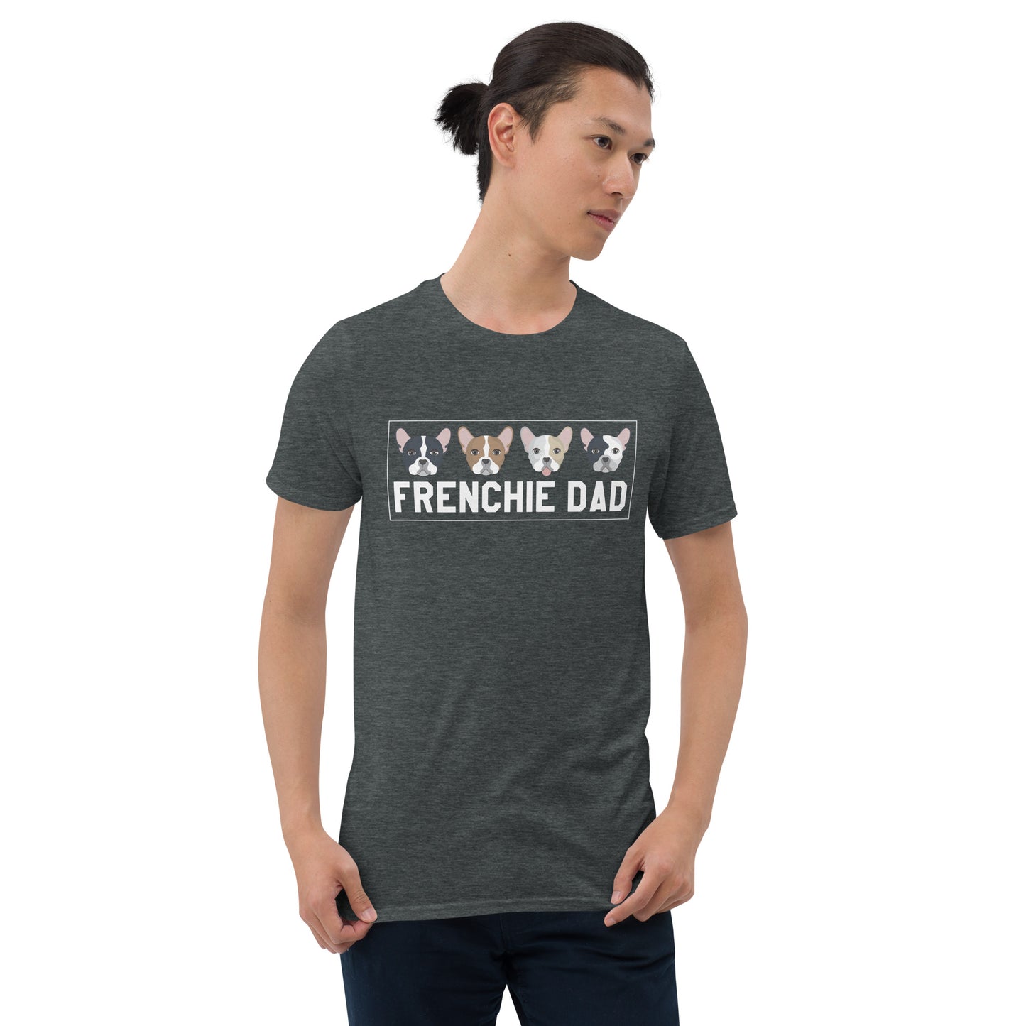 Dad Lovely Frenchie - Unisex T-Shirt - Frenchie Bulldog Shop