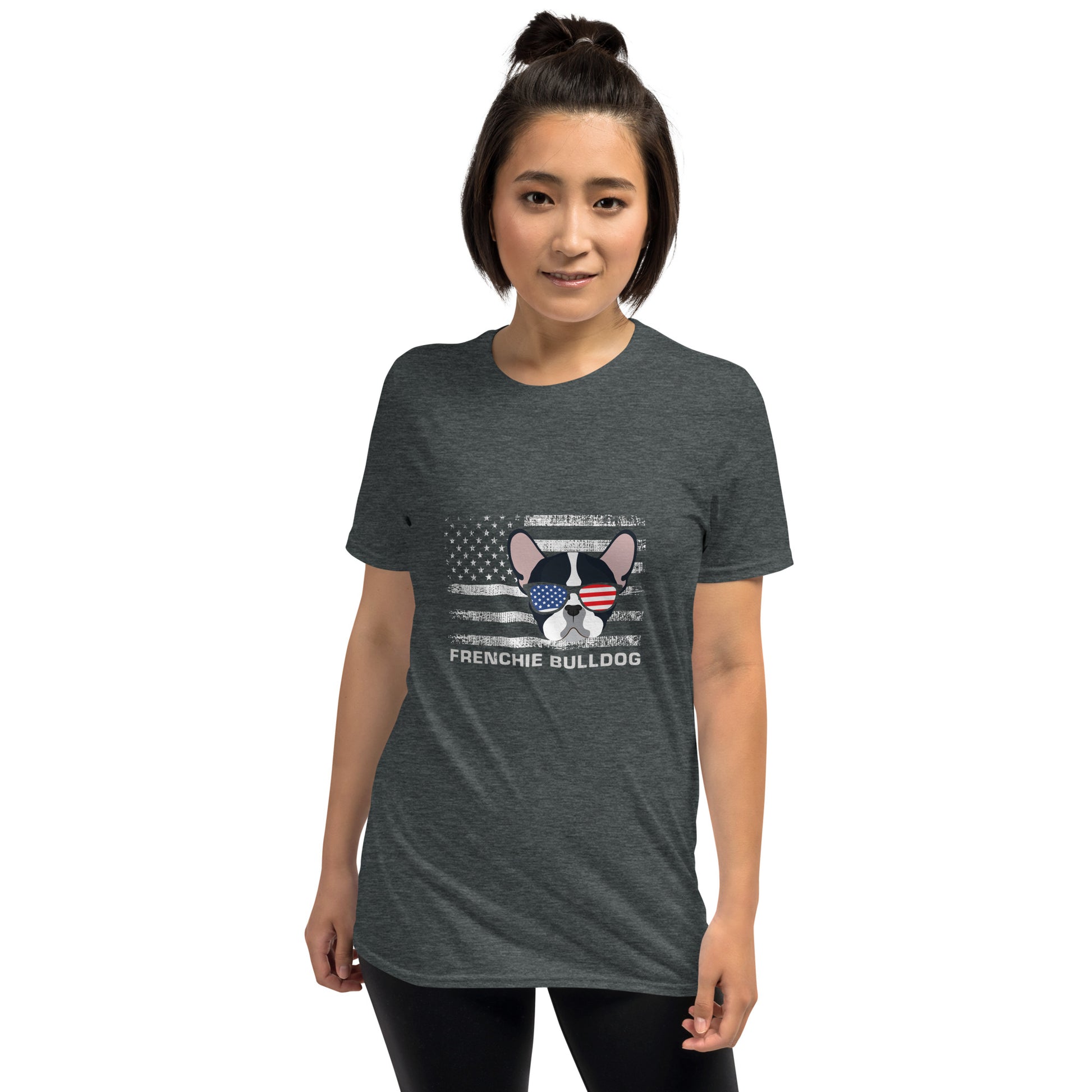 Flag Frenchie - Unisex T-Shirt - Frenchie Bulldog Shop