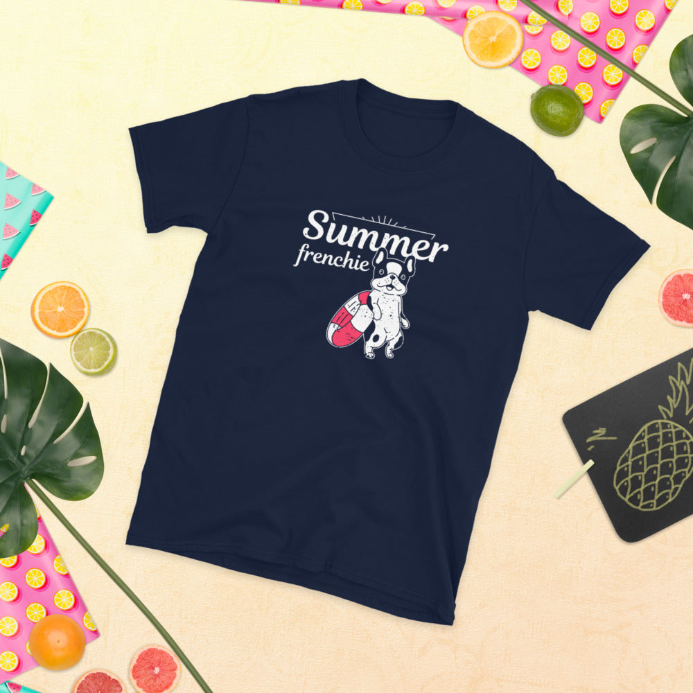 Summer Vibes - Unisex T-Shirt - Frenchie Bulldog Shop