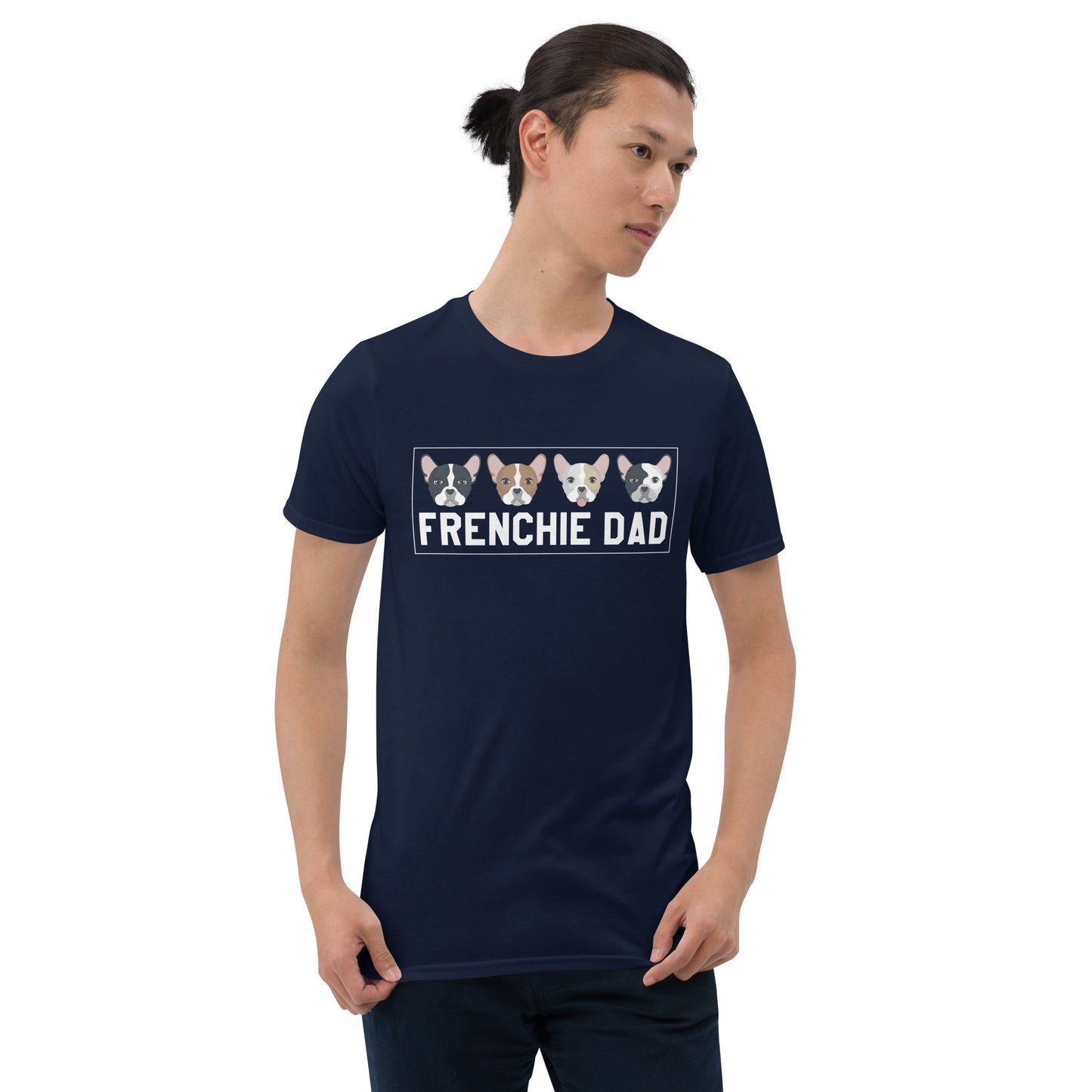 Dad Lovely Frenchie - Unisex T-Shirt - Frenchie Bulldog Shop