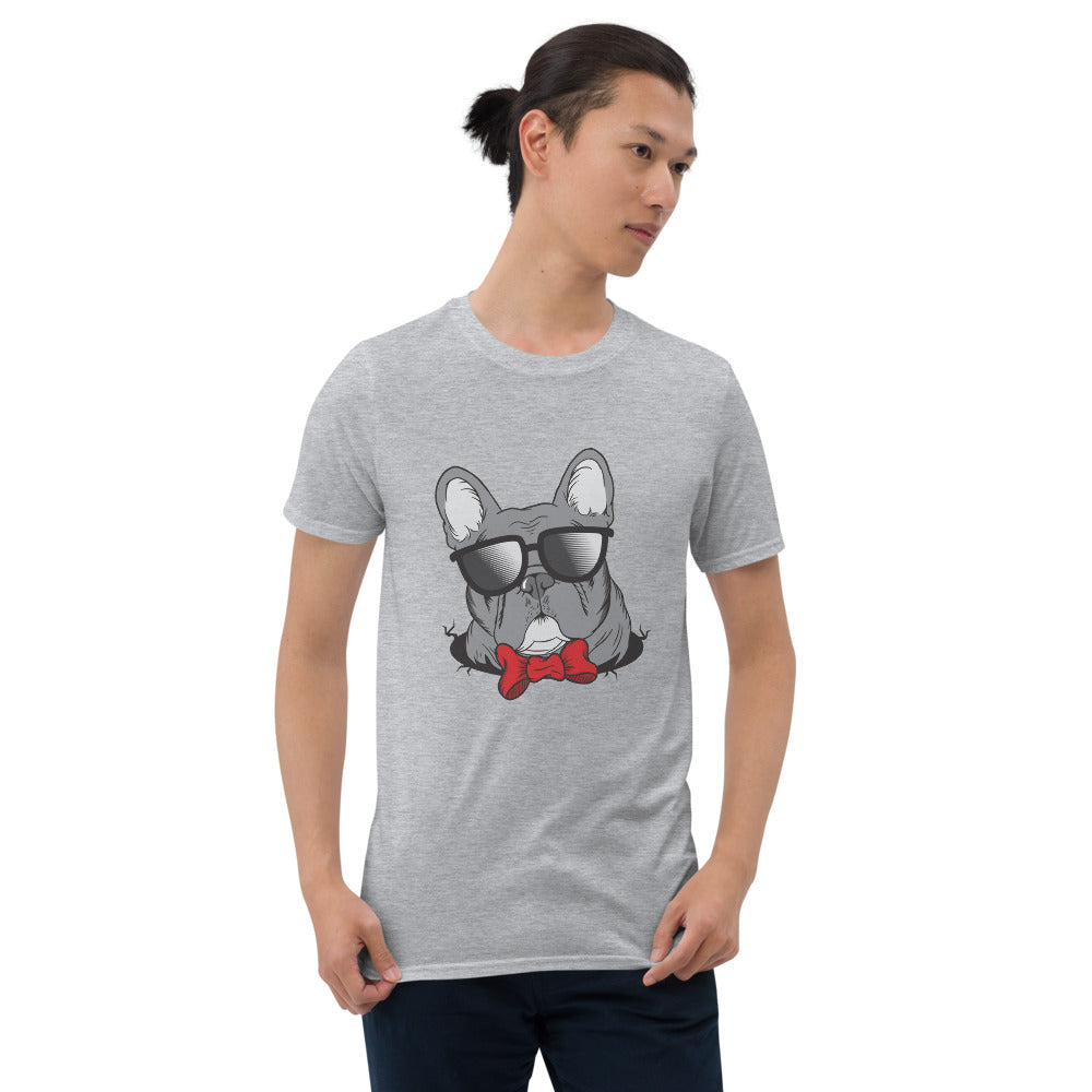 Frenchie with Sunglasses - Unisex T-Shirt - Frenchie Bulldog Shop